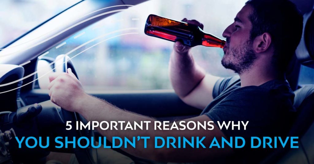 Here are 5 important reasons why you shouldn't drink and drive Drink